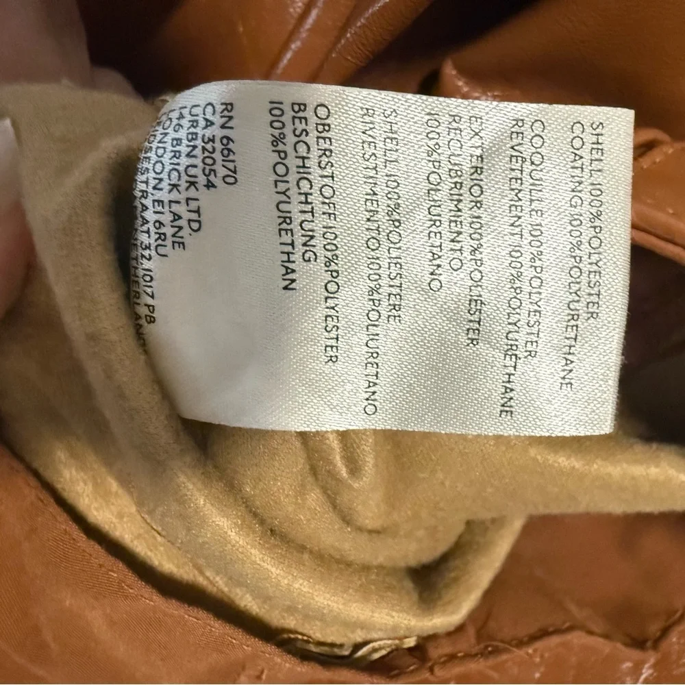 Free People Star Crossed Lovers Straight Faux Leather Pants Size‎ 8